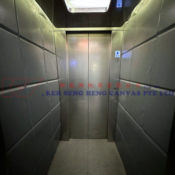 Passenger Lift Duo Door Lift Padding KSH Canvas